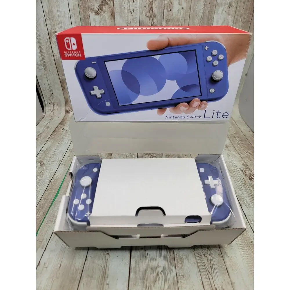 Nintendo Switch Lite 32GB Handheld System Blue Japanese Model US Game Compatible